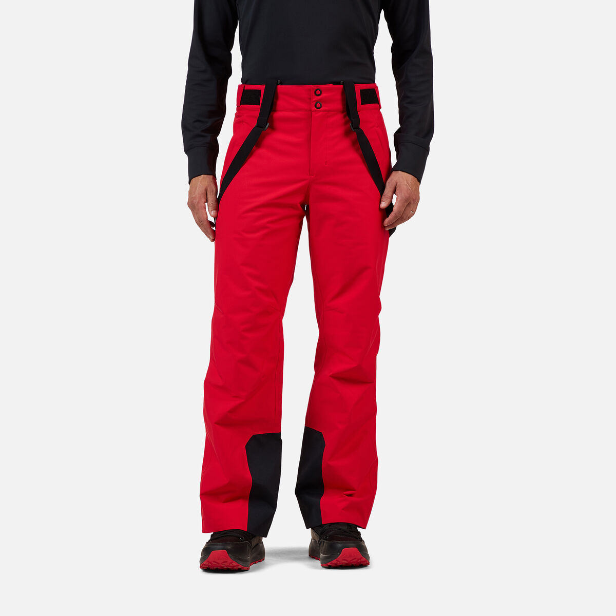 Men's Insulated Ski Pants Regular length Sports Red