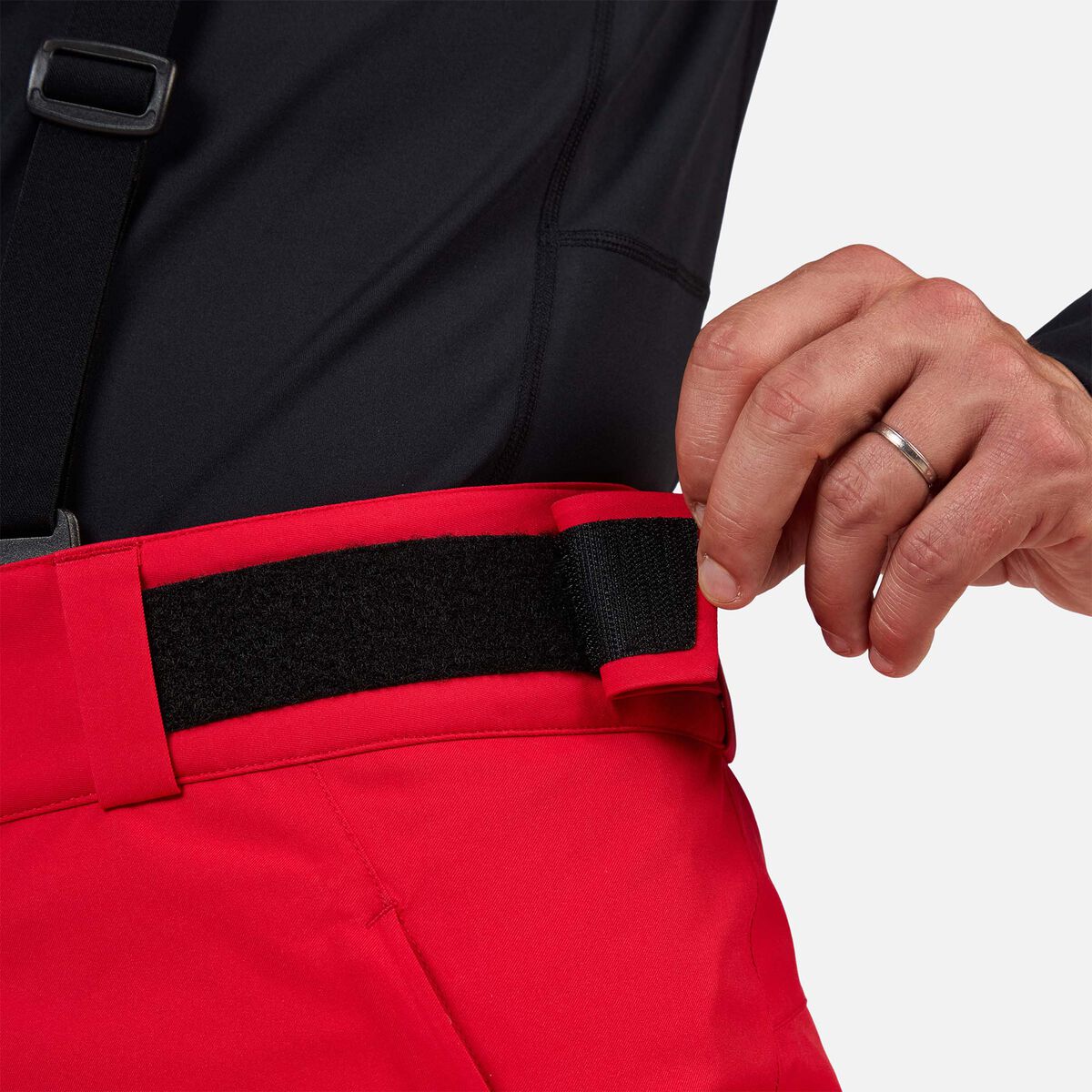 Men's Insulated Ski Pants Regular length Sports Red