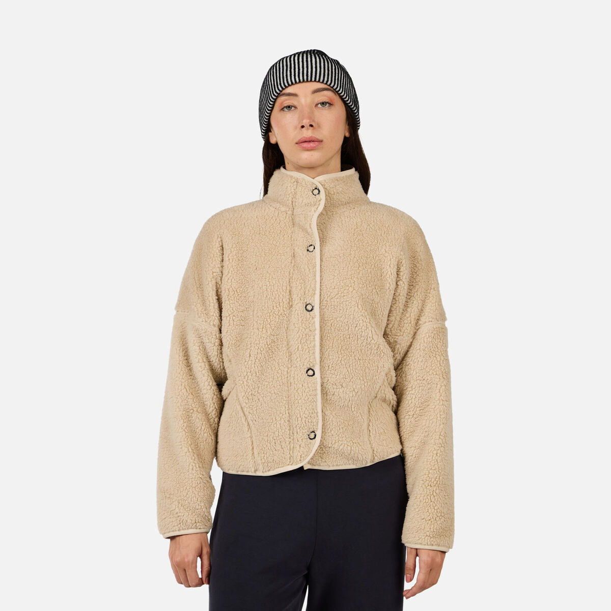 Women's AllTrack Snap Sherpa Jacket Fog