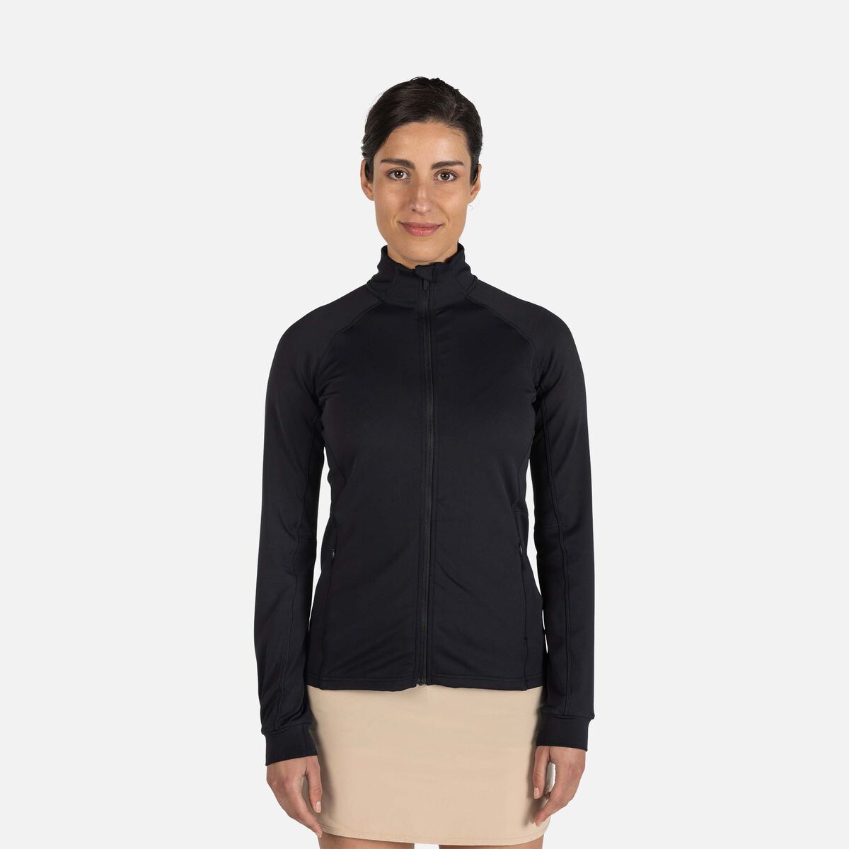 Women's Midlayer Full-Zip Thin Jacket Black