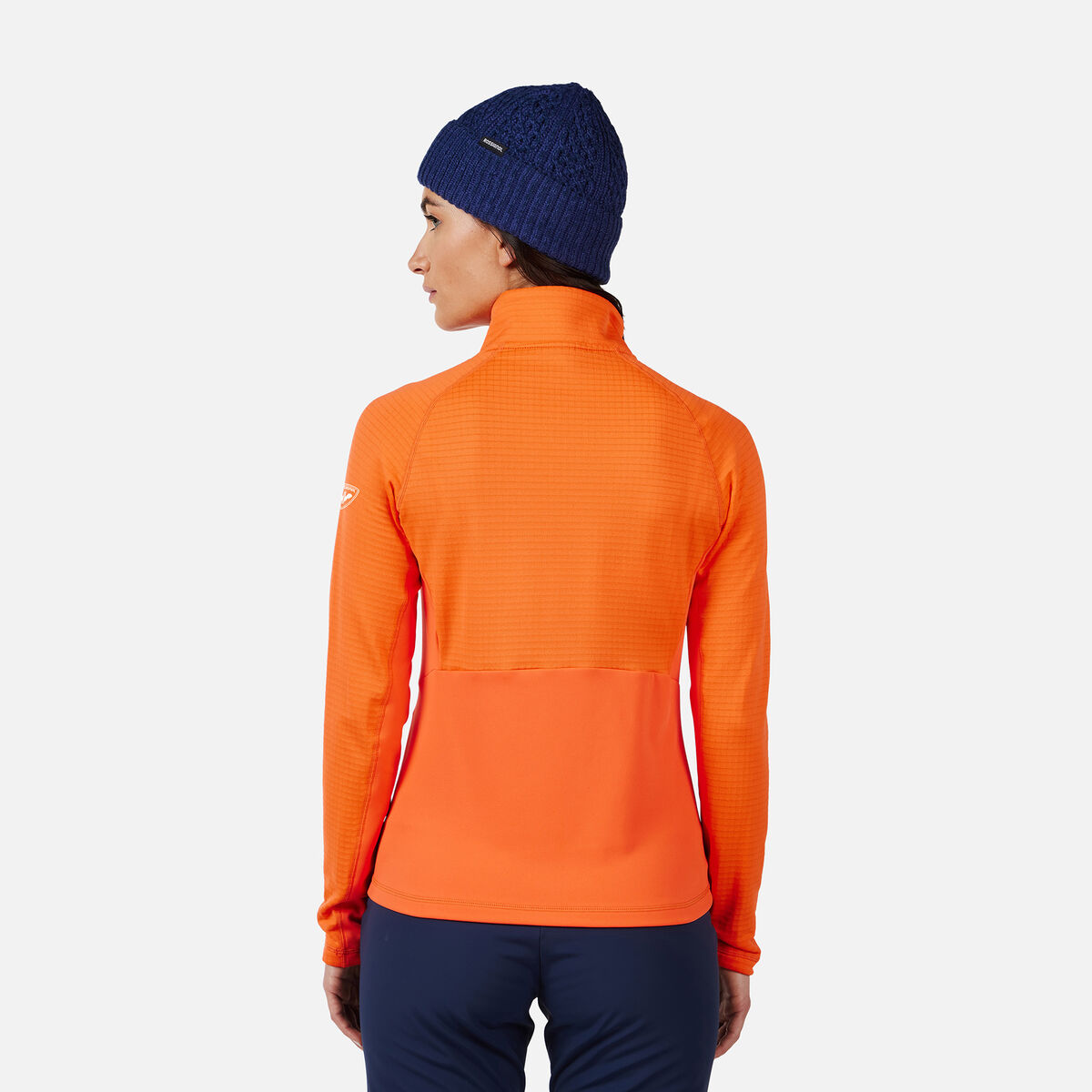 Women's Blackside Mix Full-Zip Fleece Orange Flame