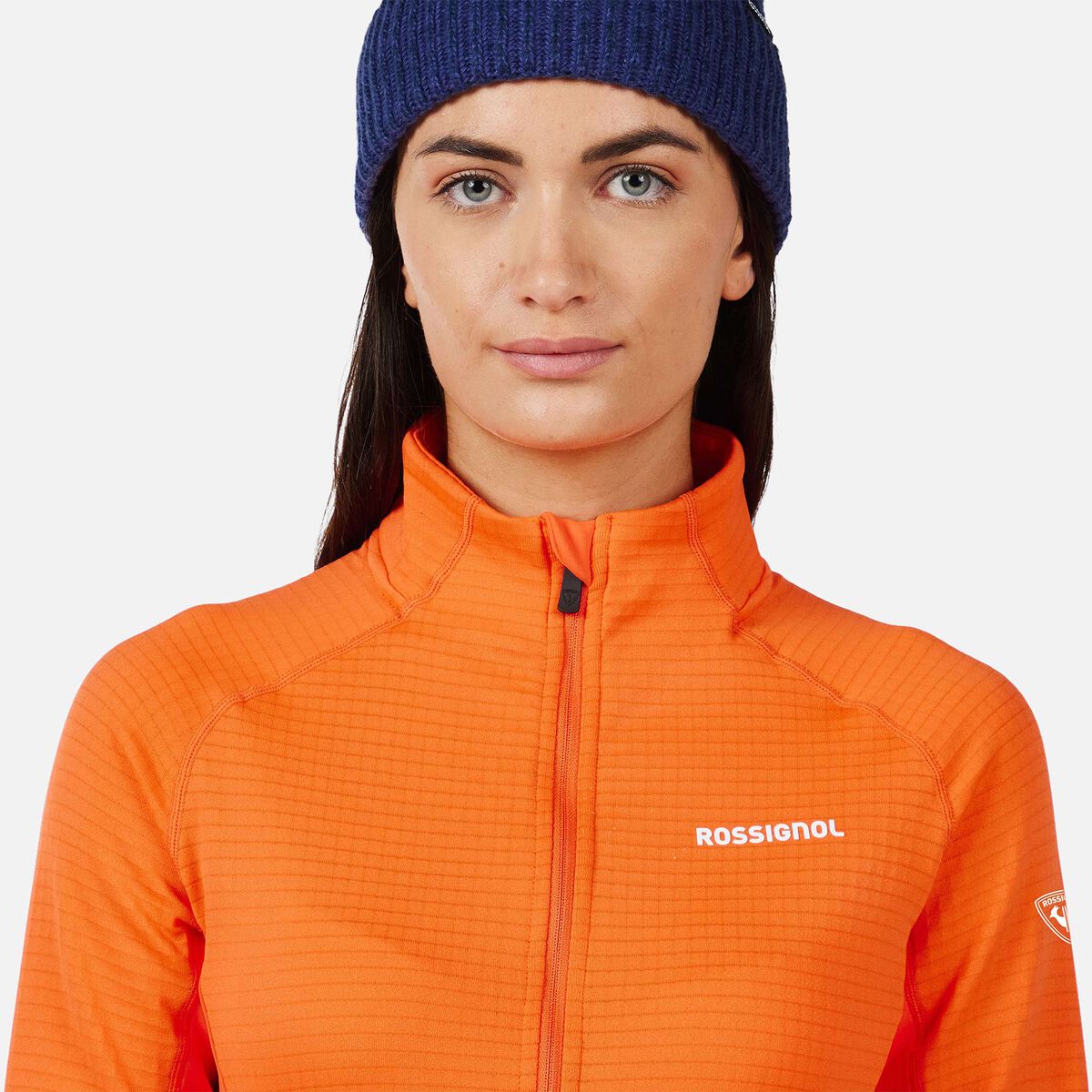 Women's Blackside Mix Full-Zip Fleece Orange Flame