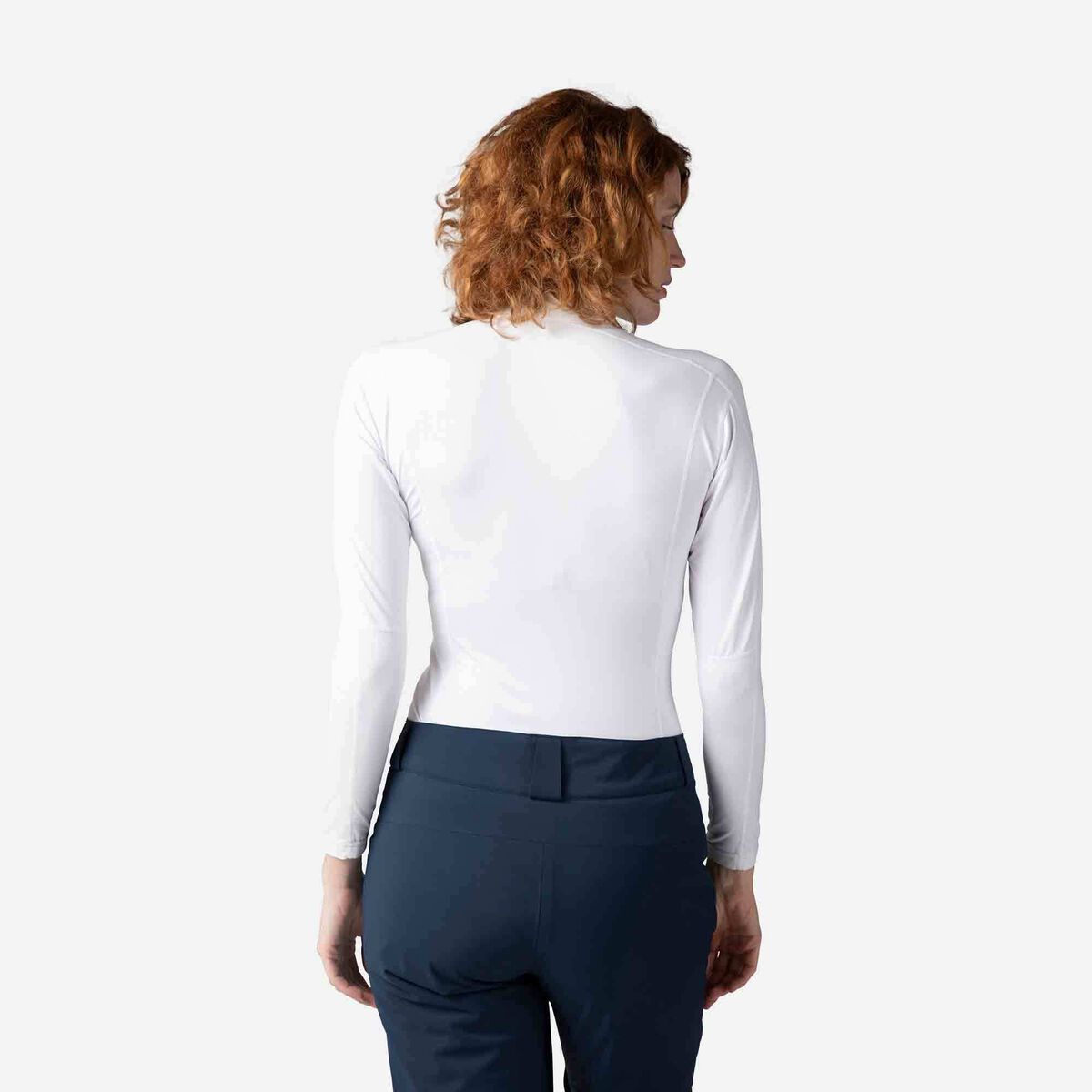 Women's Classique Half-Zip Baselayer Top White