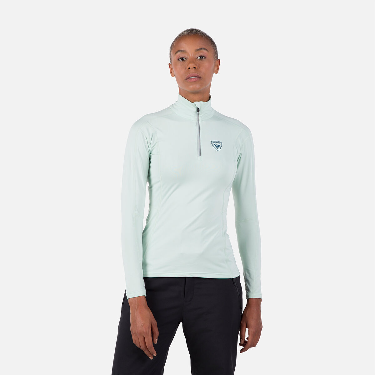 Women's Classique Half-Zip Baselayer Top Drizzle Grey