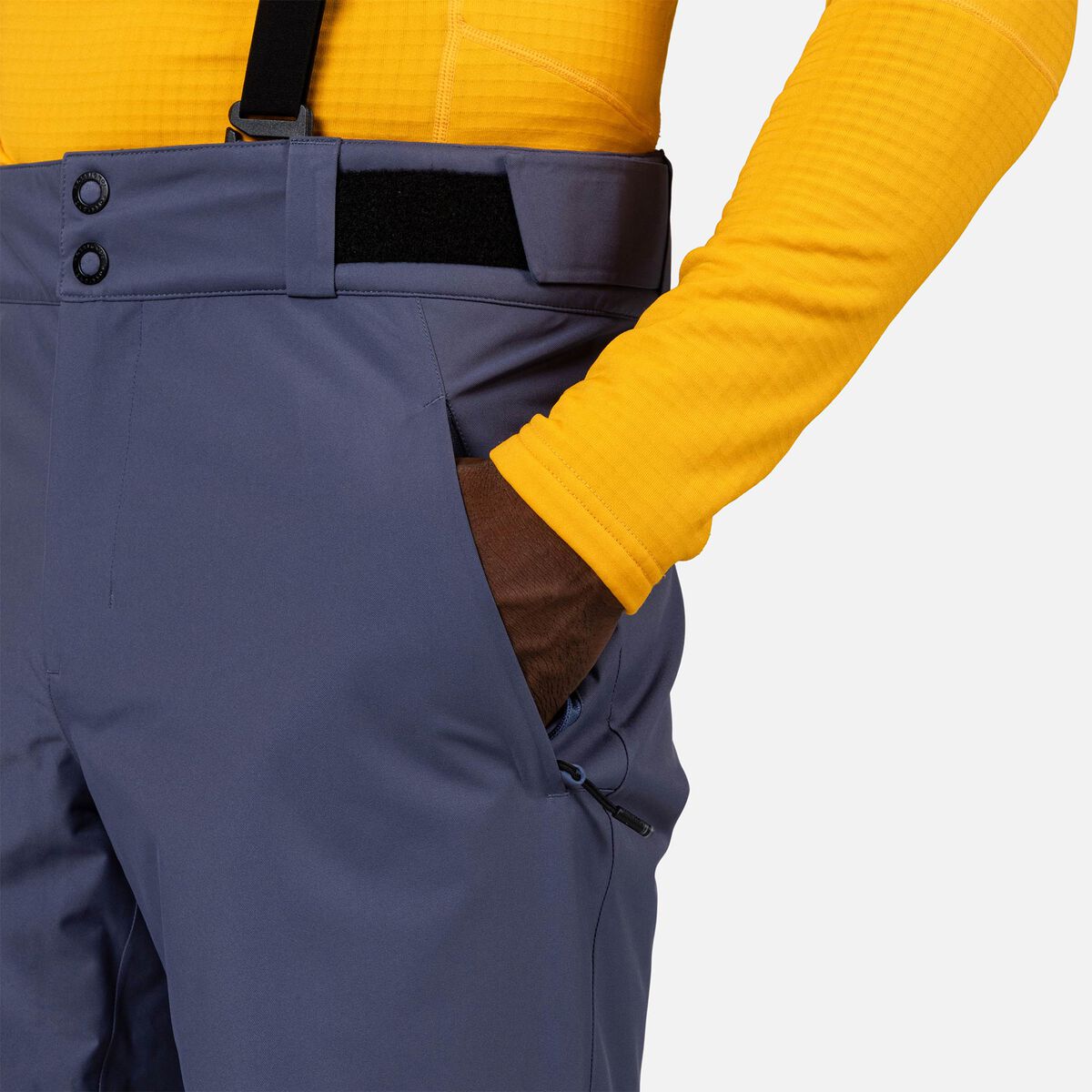 Men's Insulated Ski Pants Regular length True Night Blue