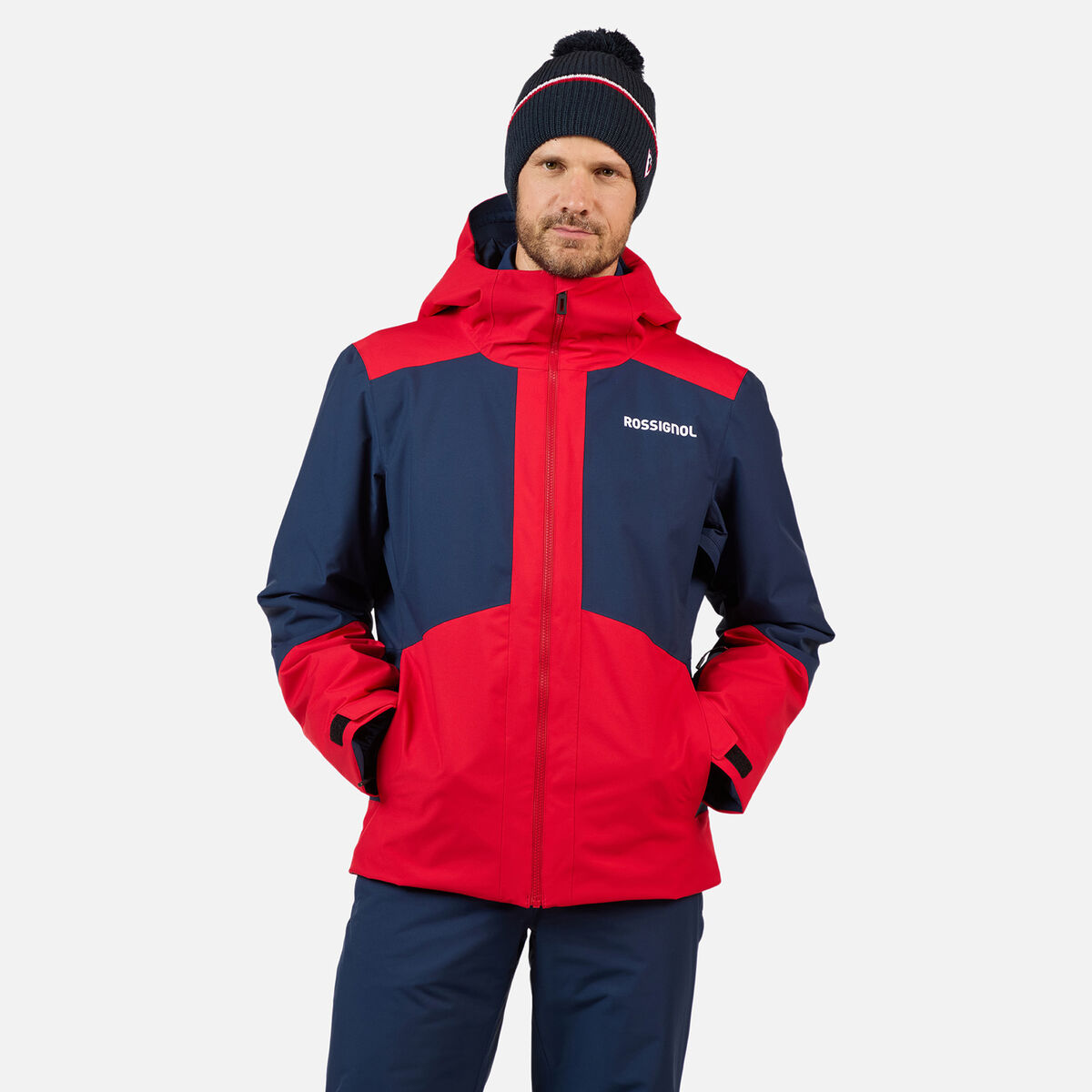 Men's Rochrun Insulated Ski Jacket Sports Red