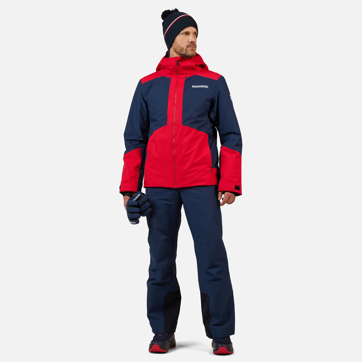 Men's Rochrun Insulated Ski Jacket Sports Red