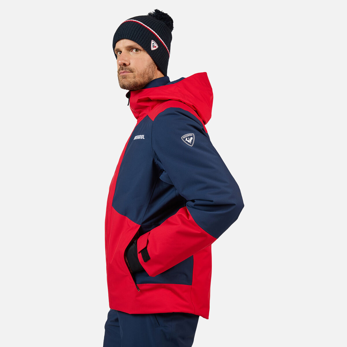 Men's Rochrun Insulated Ski Jacket Sports Red