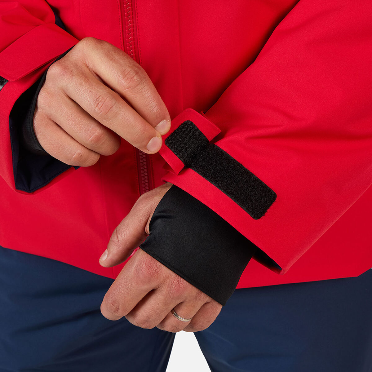 Men's Rochrun Insulated Ski Jacket Sports Red