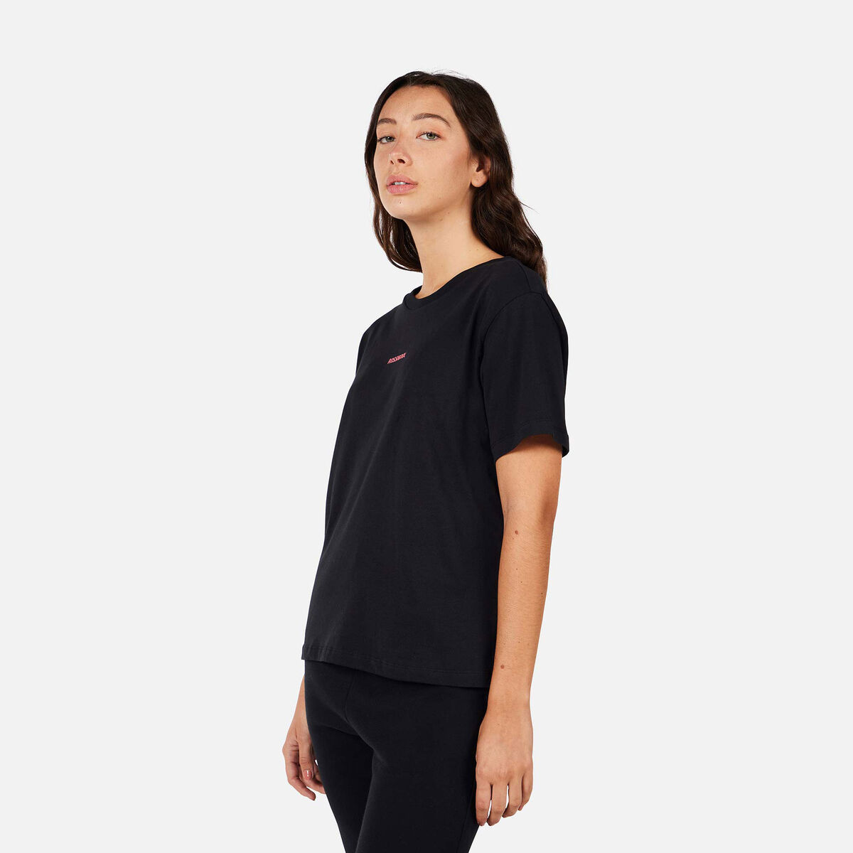 Women's Waterfall Relax Tee Black
