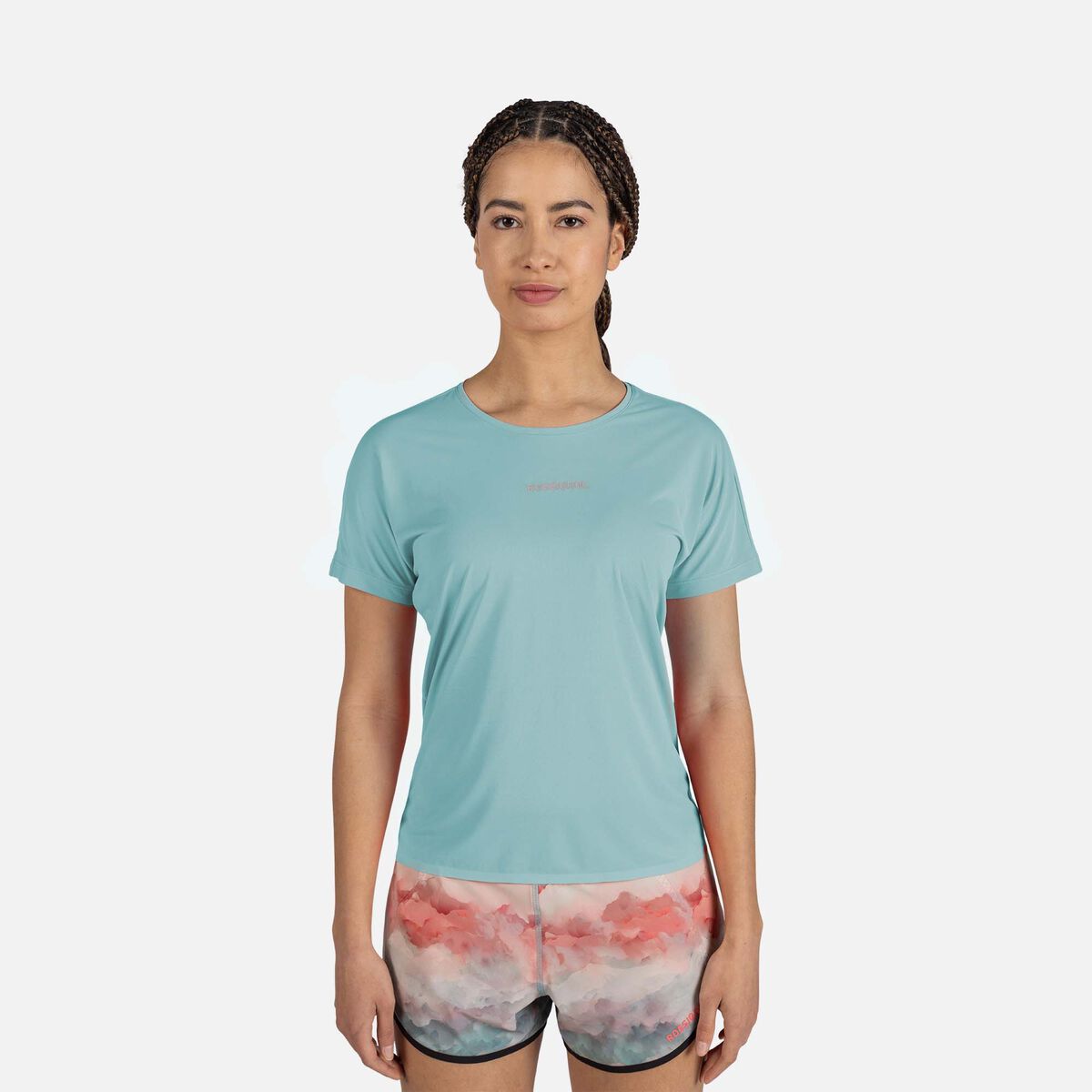 Women's Sapa Trail Running Tee Caribbean