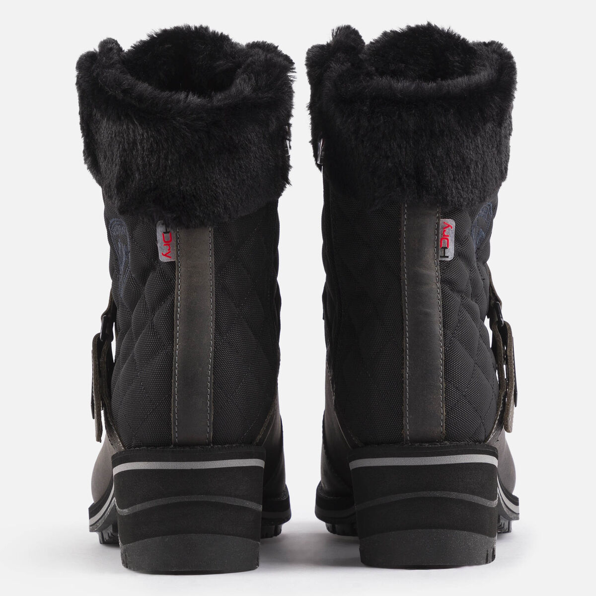 Women's 1907 Megeve Grey Wax Boots Midgrey