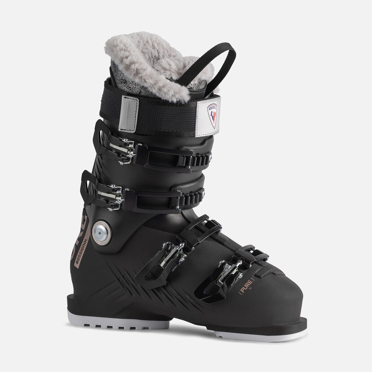 Women's On Piste Ski Boots Pure 70 BLACK