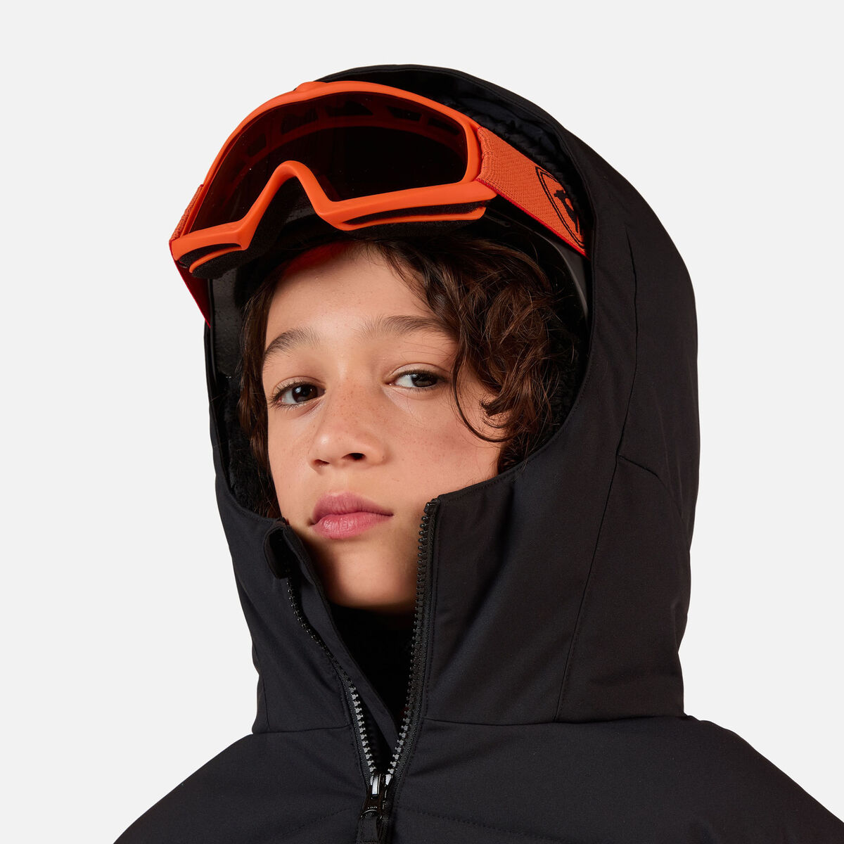 Boys' Siz Quilted Ski Jacket Black