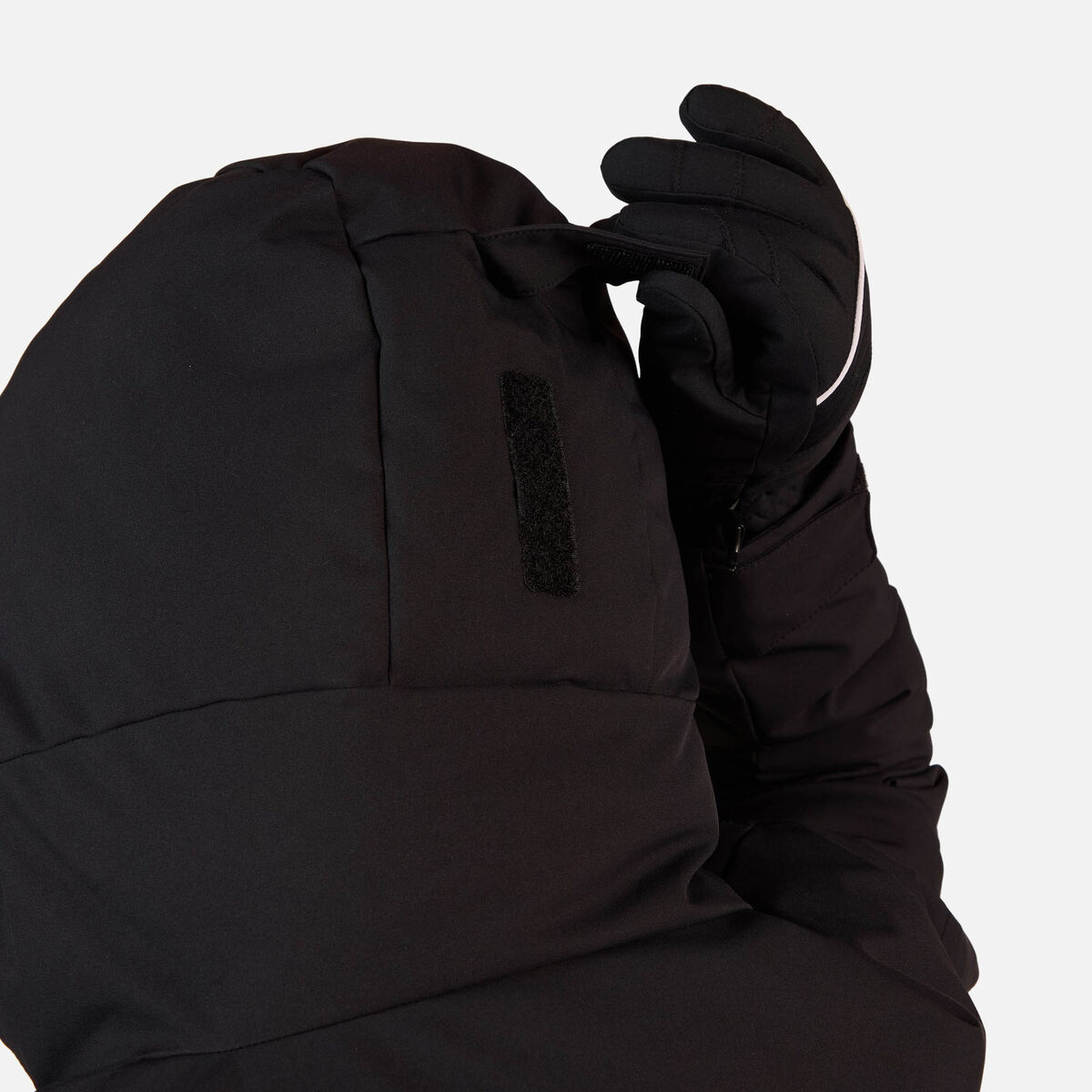 Boys' Siz Quilted Ski Jacket Black