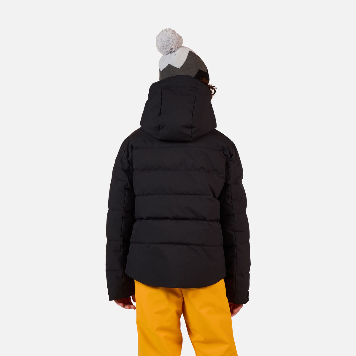 Boys' Siz Quilted Ski Jacket Black