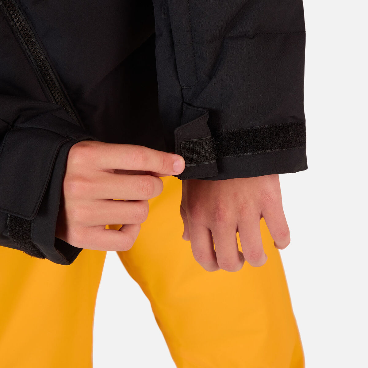 Boys' Siz Quilted Ski Jacket Black