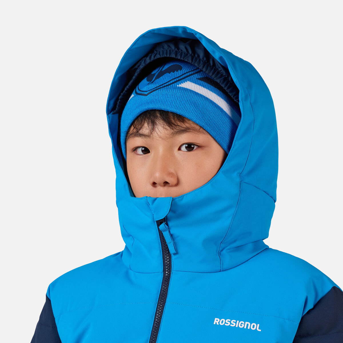 Boys' Siz Quilted Ski Jacket Dark Navy