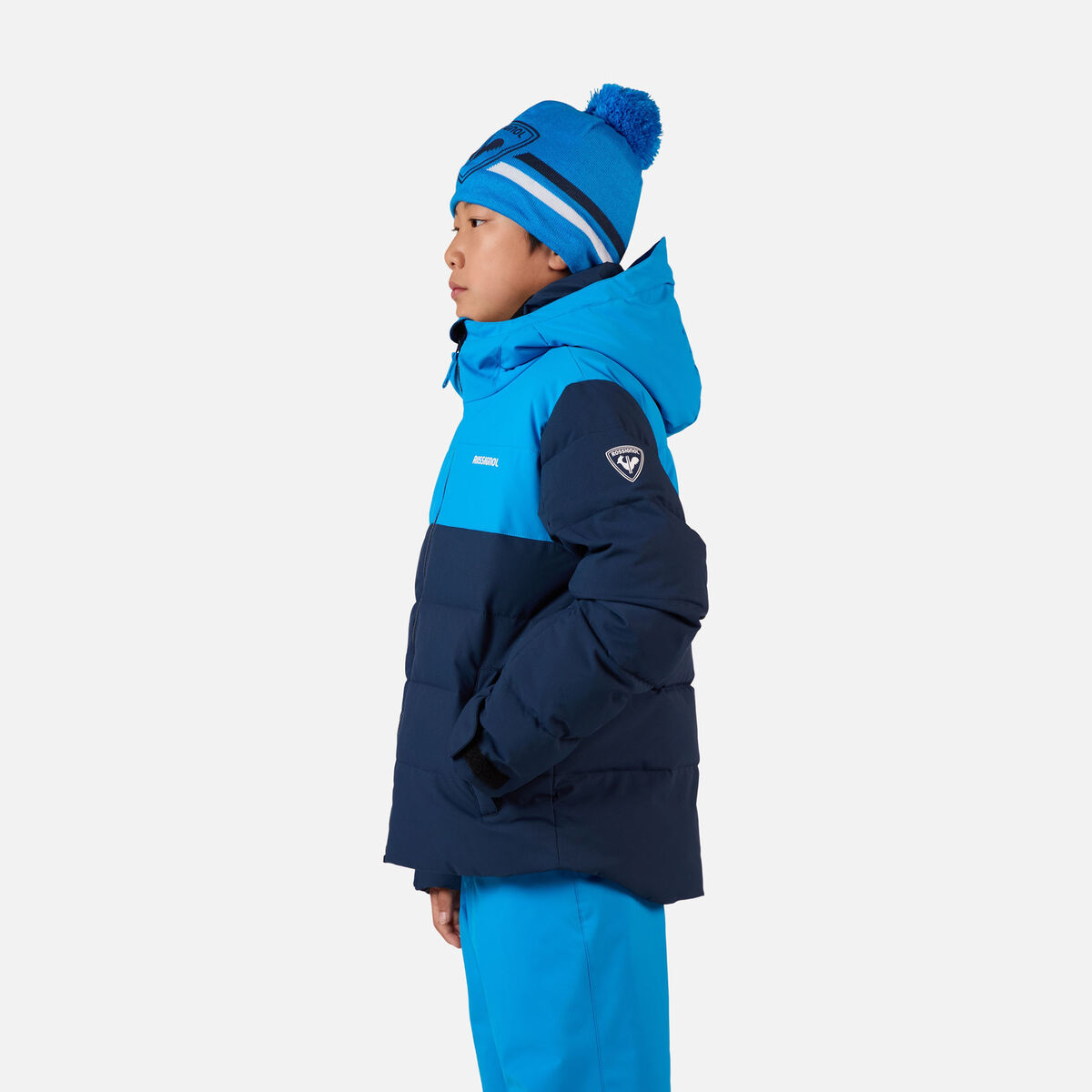Boys' Siz Quilted Ski Jacket Dark Navy