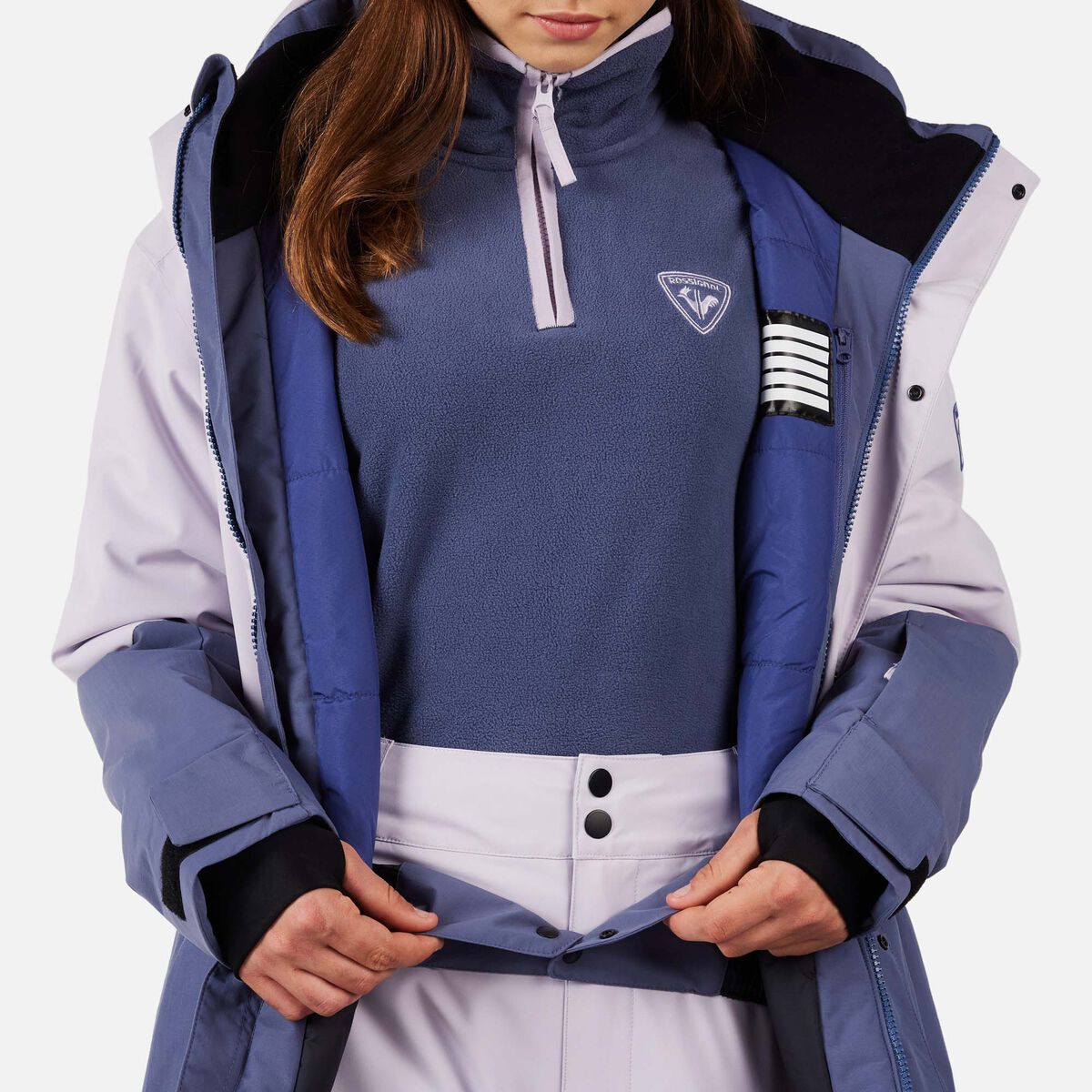 Juniors' Outerlimits Insulated Ski Jacket Galactic Lilac