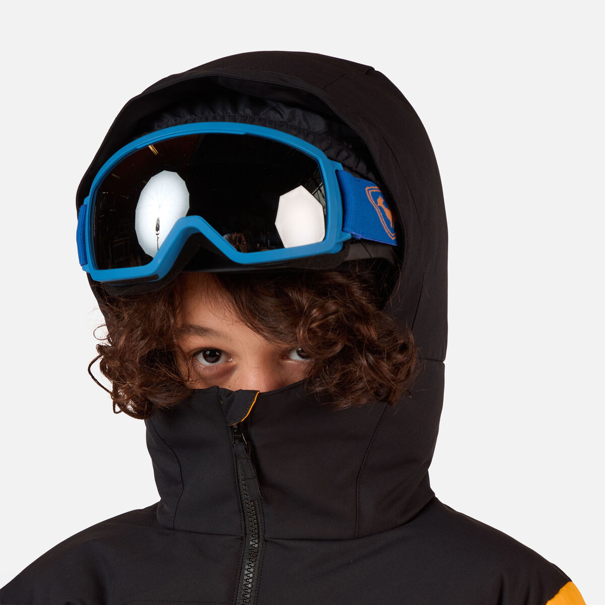 Boys' Siz Quilted Ski Jacket Saffron Ylw