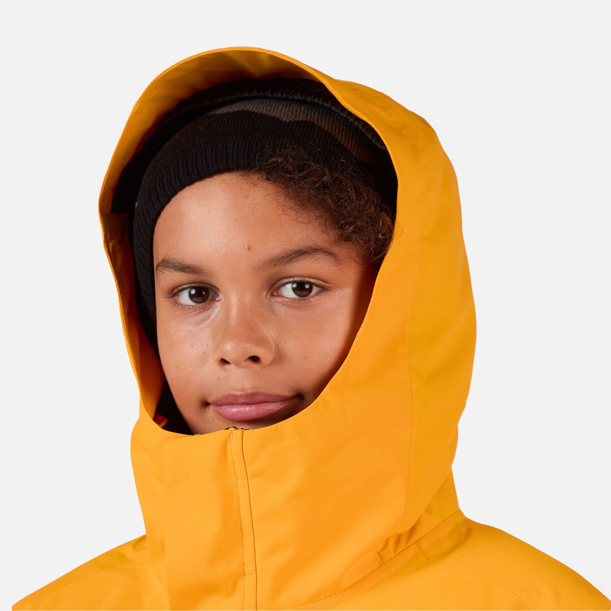 Juniors' Outerlimits Insulated Ski Jacket Saffron Ylw