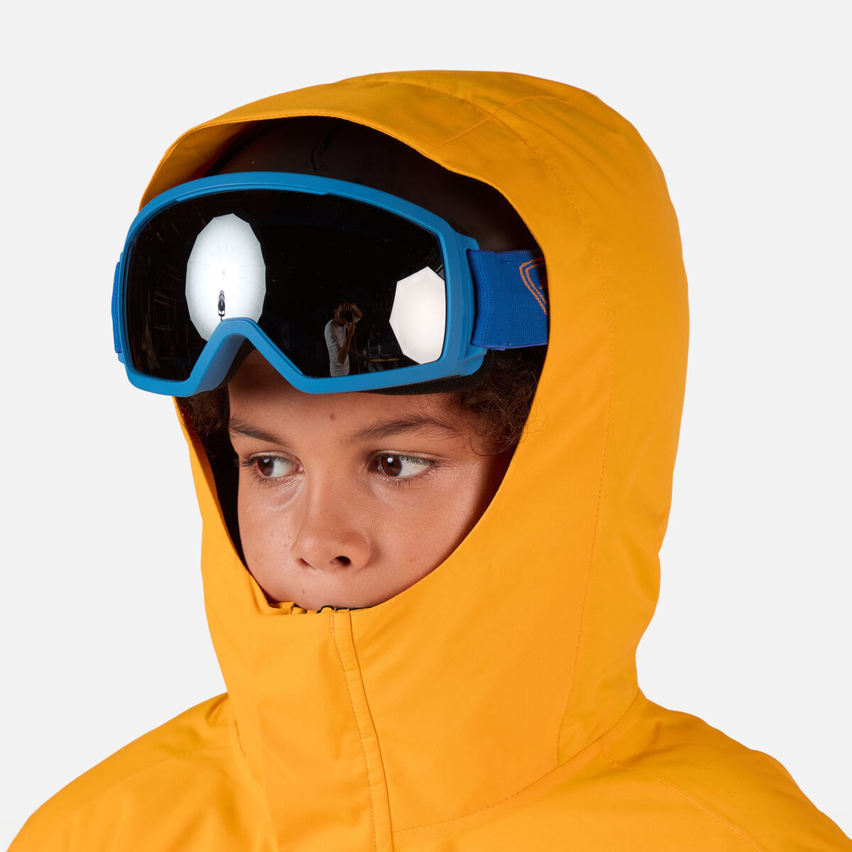 Juniors' Outerlimits Insulated Ski Jacket Saffron Ylw