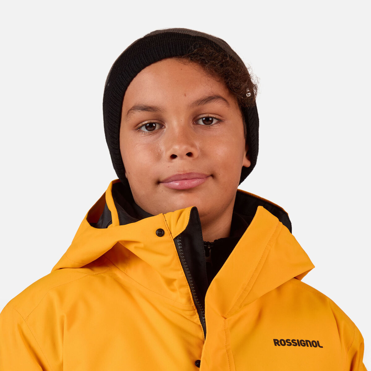 Juniors' Outerlimits Insulated Ski Jacket Saffron Ylw