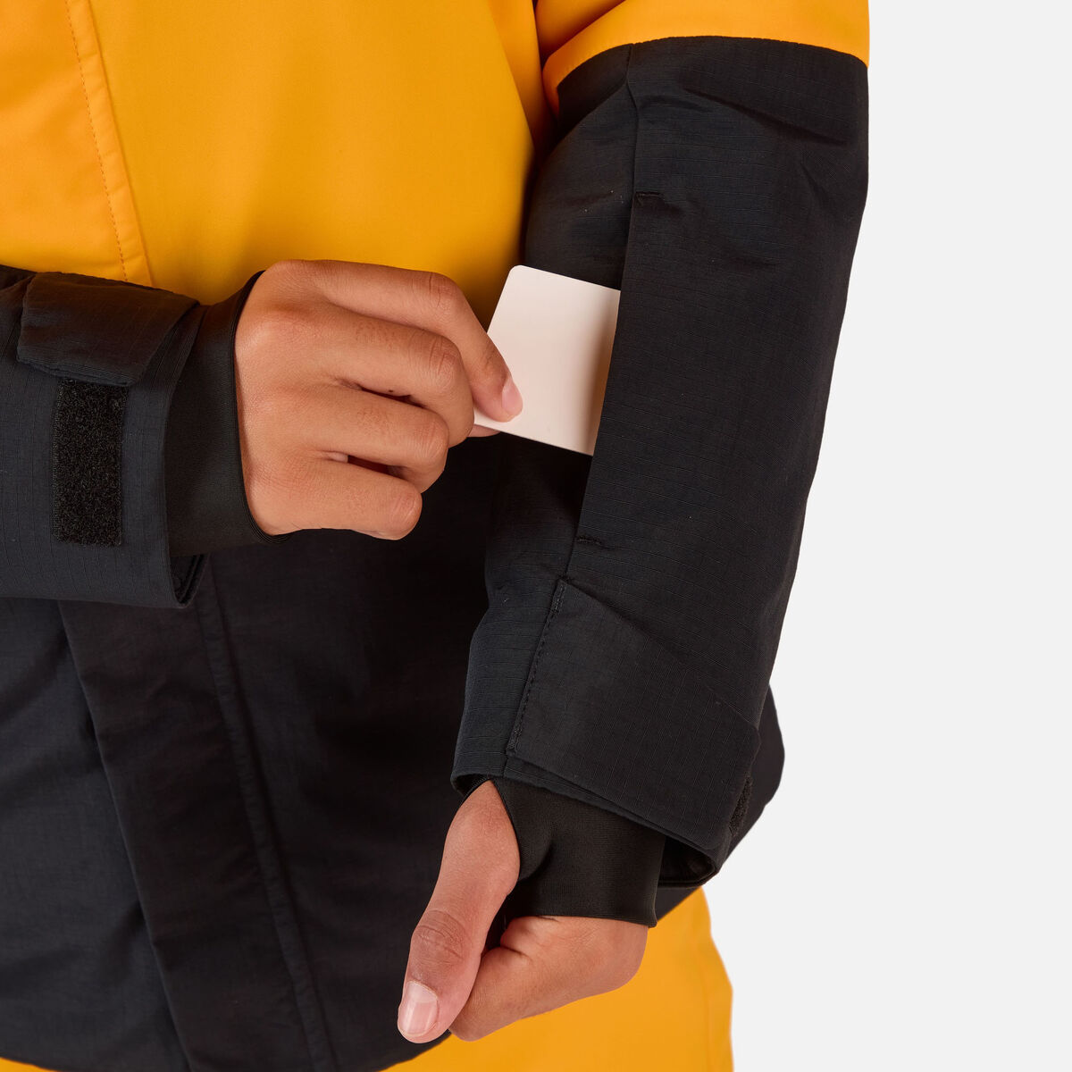 Juniors' Outerlimits Insulated Ski Jacket Saffron Ylw