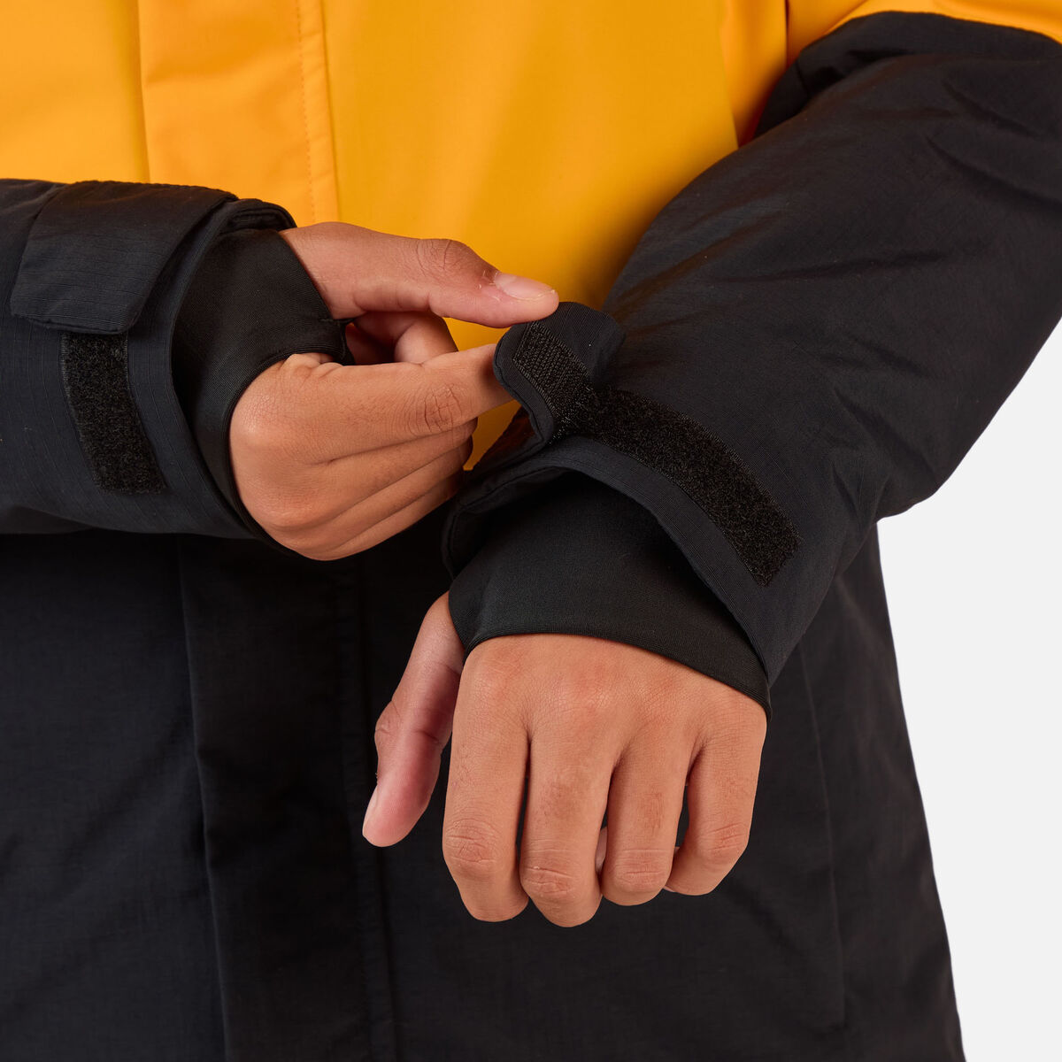 Juniors' Outerlimits Insulated Ski Jacket Saffron Ylw