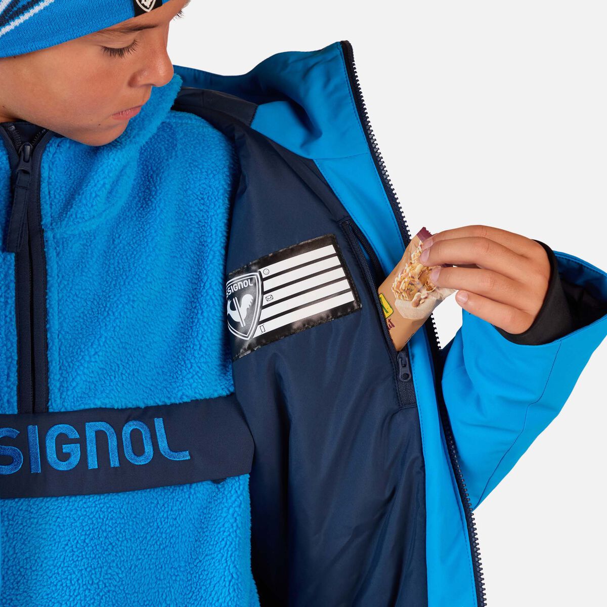 Juniors' Strawpile Ski Jacket Blazing Blue