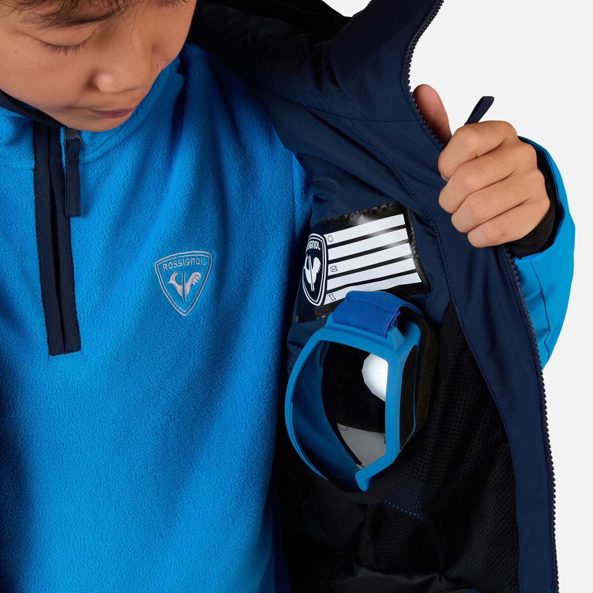 Juniors' Wispile Ski Jacket Blazing Blue