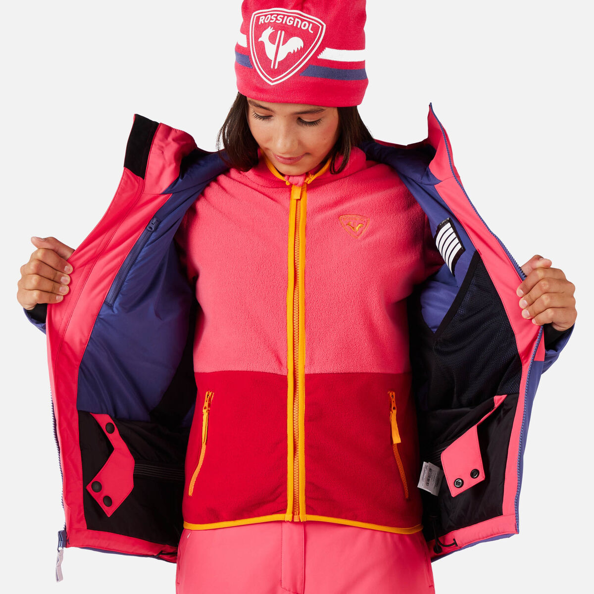 Juniors' Wispile Ski Jacket Future Blue