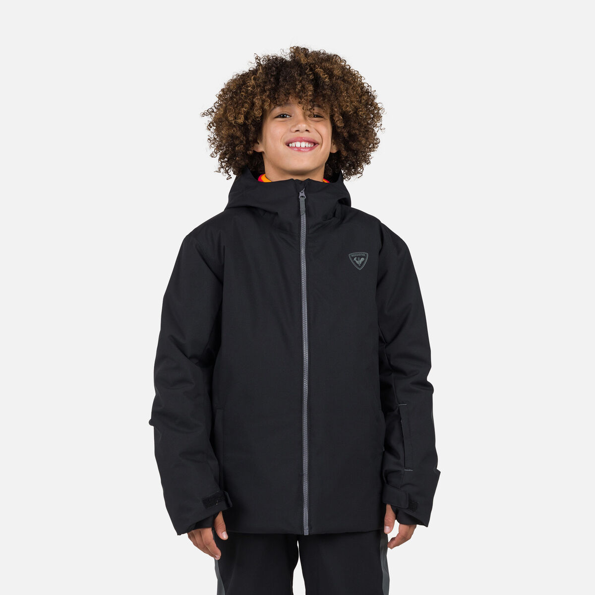 Juniors' Strawpile Ski Jacket Black