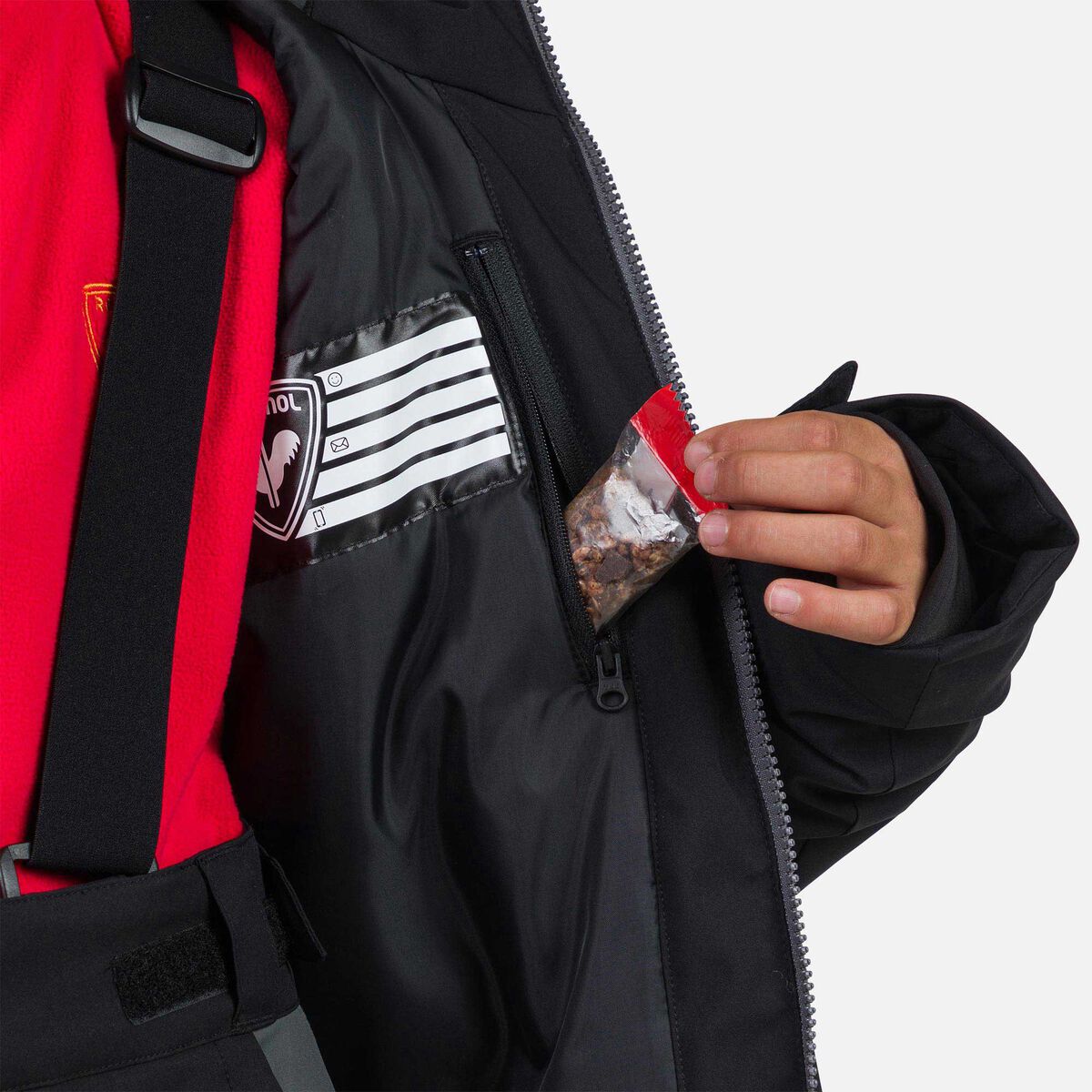 Juniors' Strawpile Ski Jacket Black 12 Juniors' Strawpile Ski Jacket Black