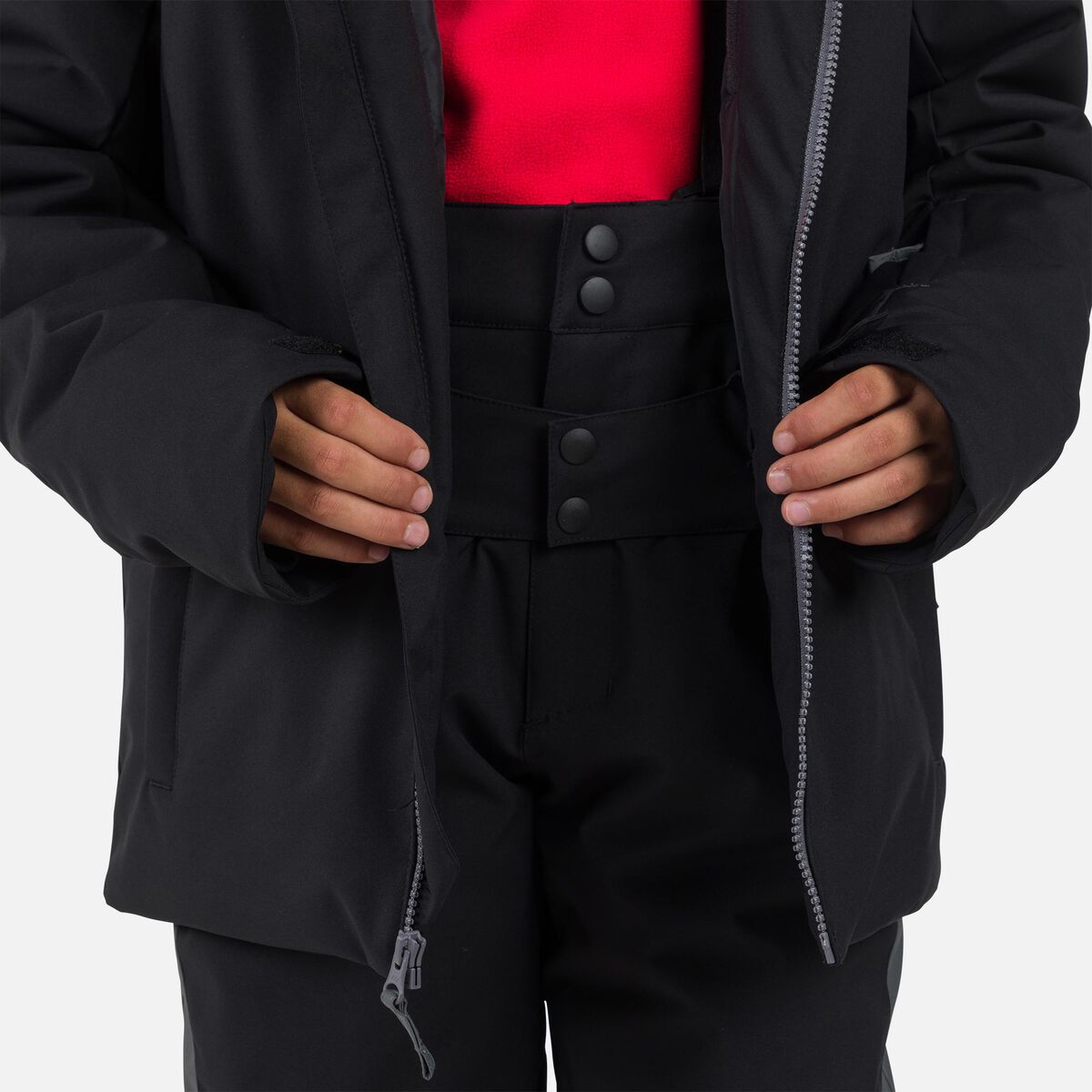 Juniors' Strawpile Ski Jacket Black 13 Juniors' Strawpile Ski Jacket Black