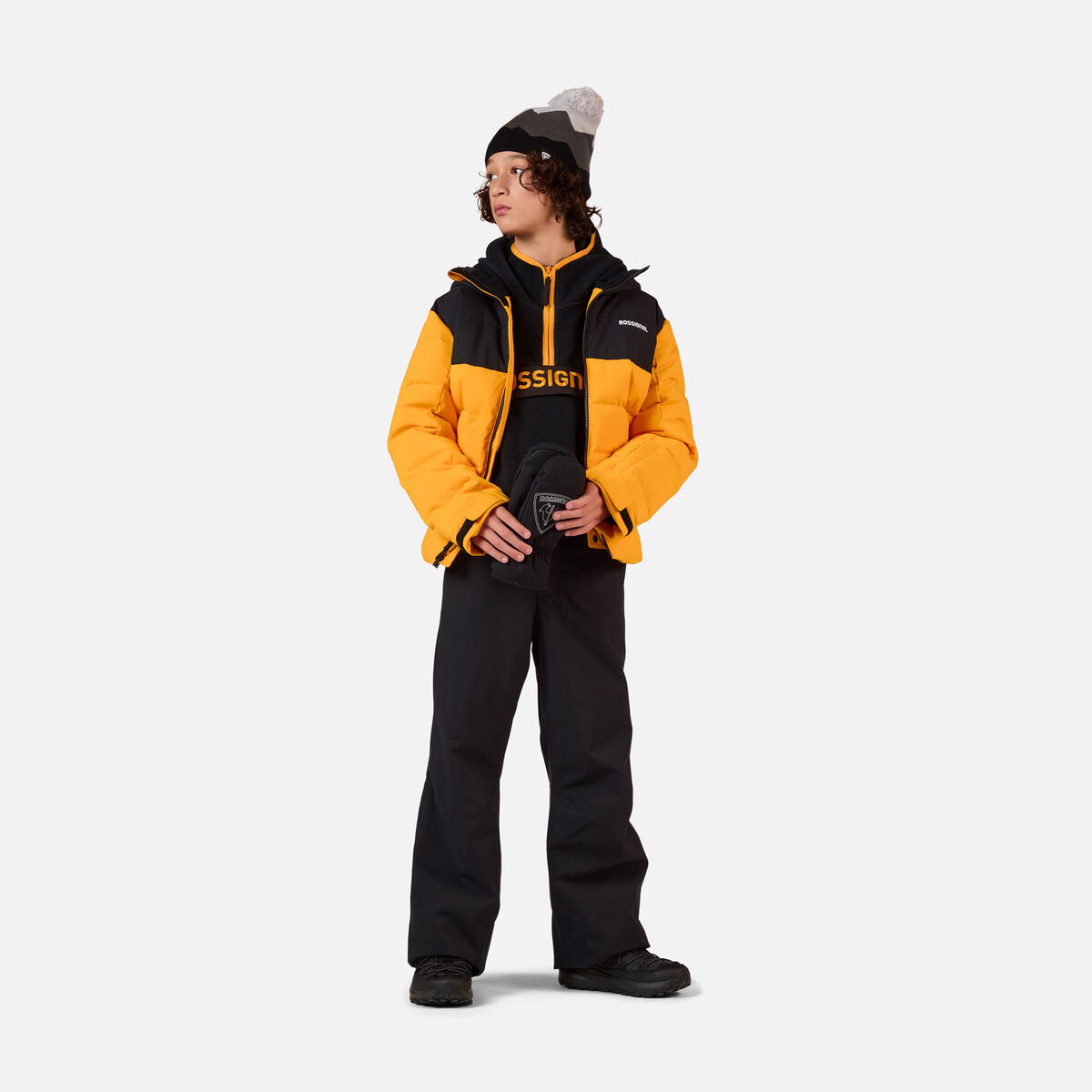Boys' Insulated Ski Pants Black