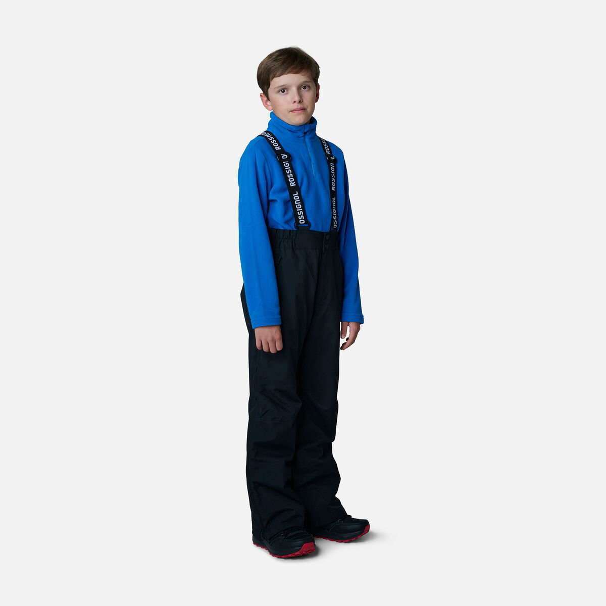 Boys' Zip Ski Pants Black