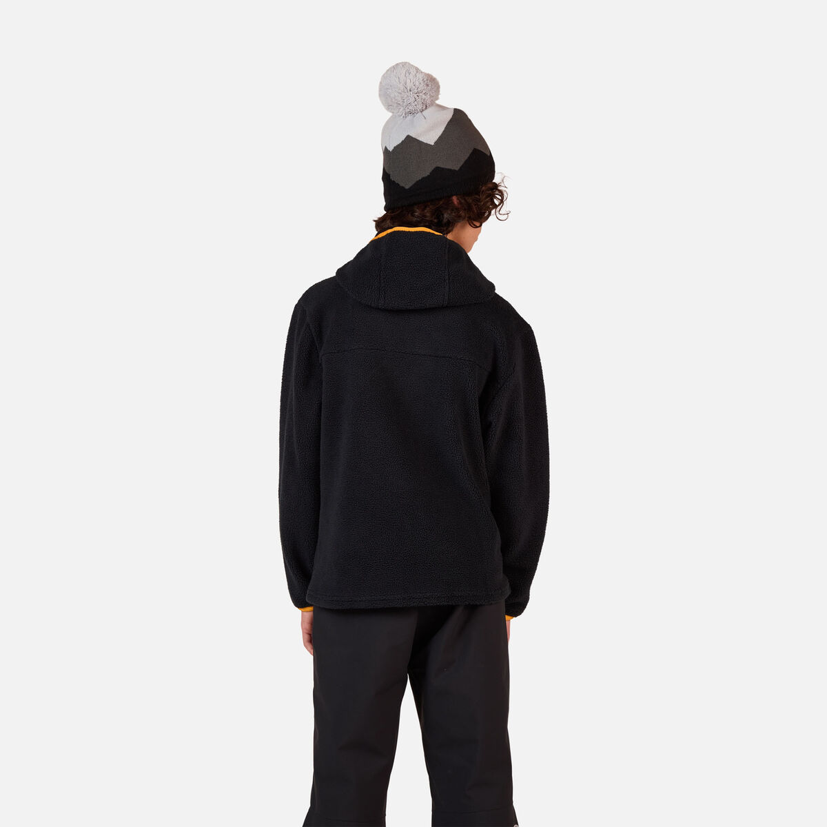 Juniors' Alltrack Anorak Fleece Black