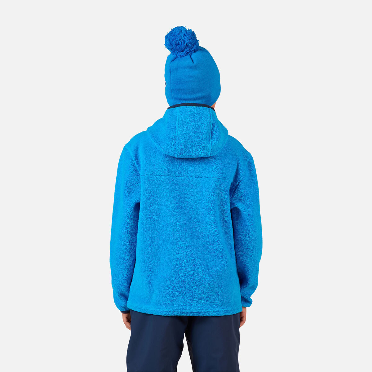 Juniors' Alltrack Anorak Fleece Blazing Blue