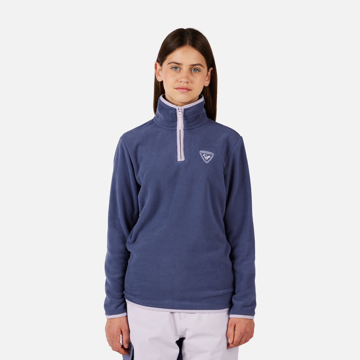 Juniors' Strawpile Half-Zip Fleece True Night Blue