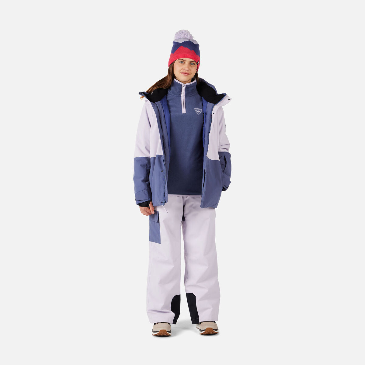 Juniors' Strawpile Half-Zip Fleece True Night Blue