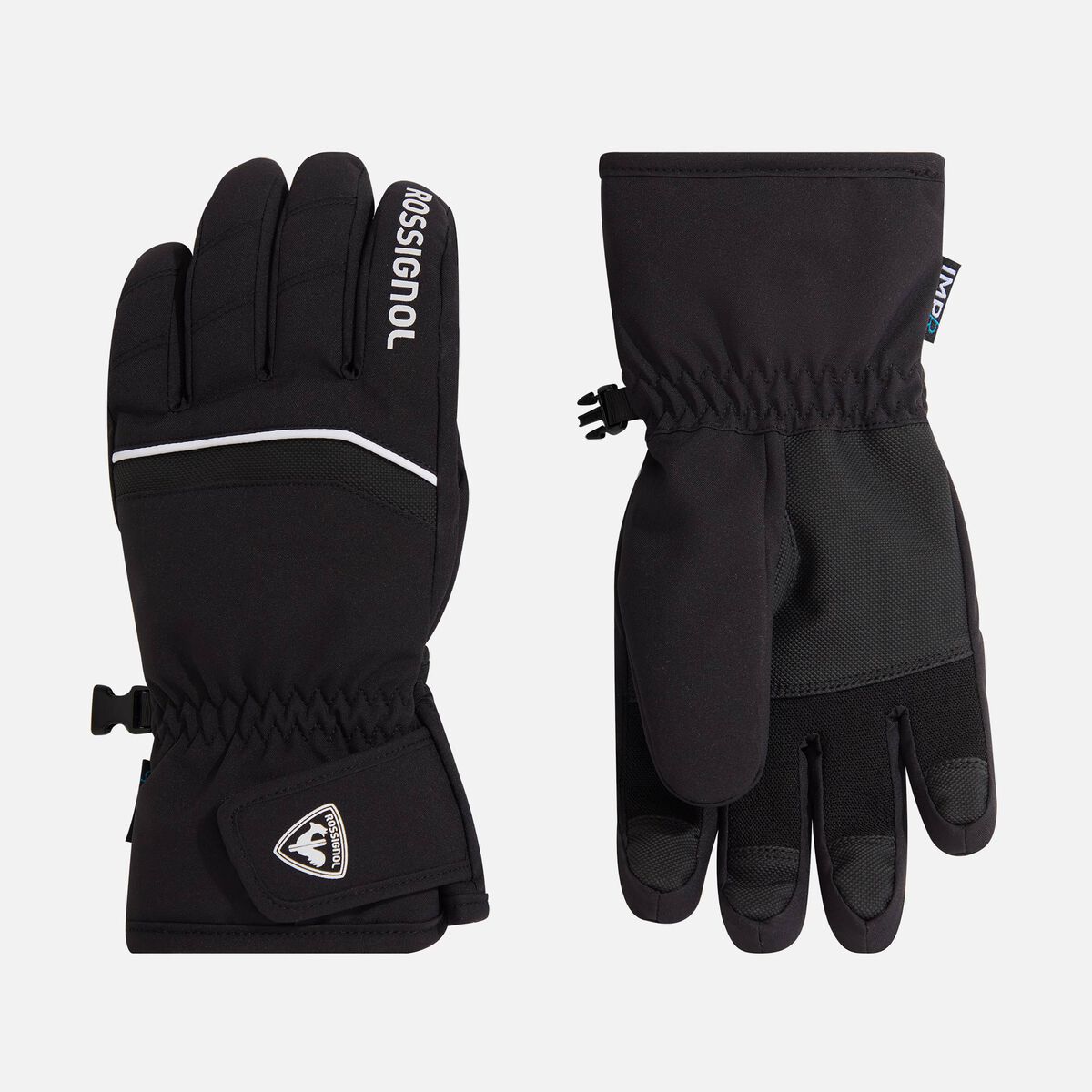Juniors' Tech IMP'R Ski Gloves Black