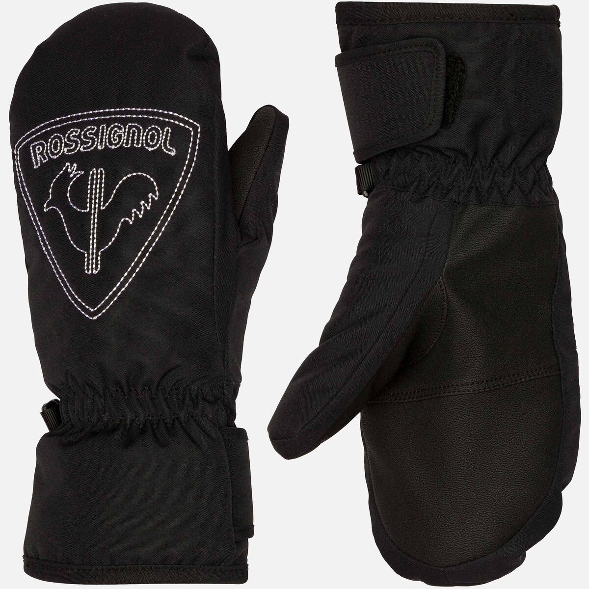 Juniors' Rooster Mittens Black