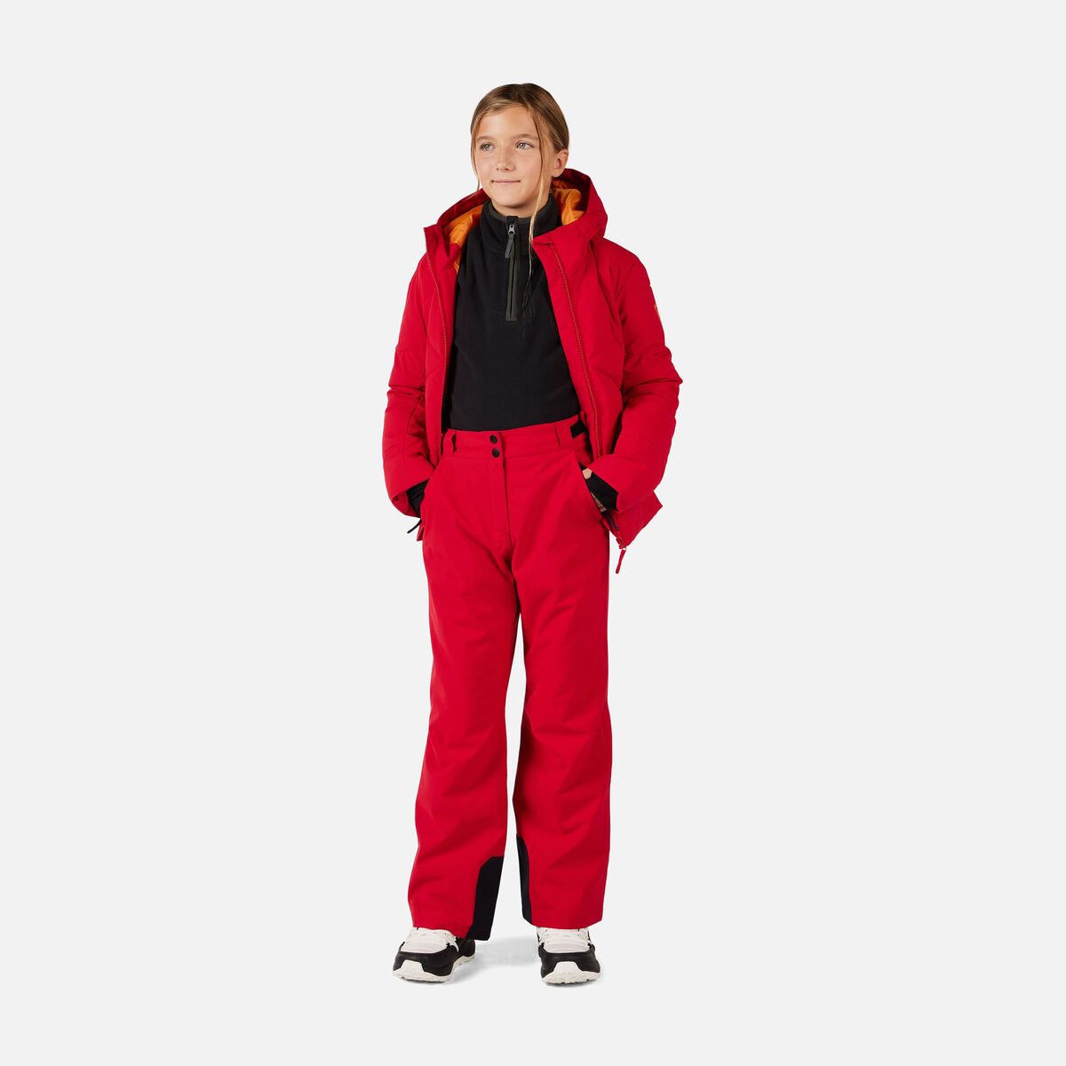 Girls' Insulated Ski Pants Ruby Red