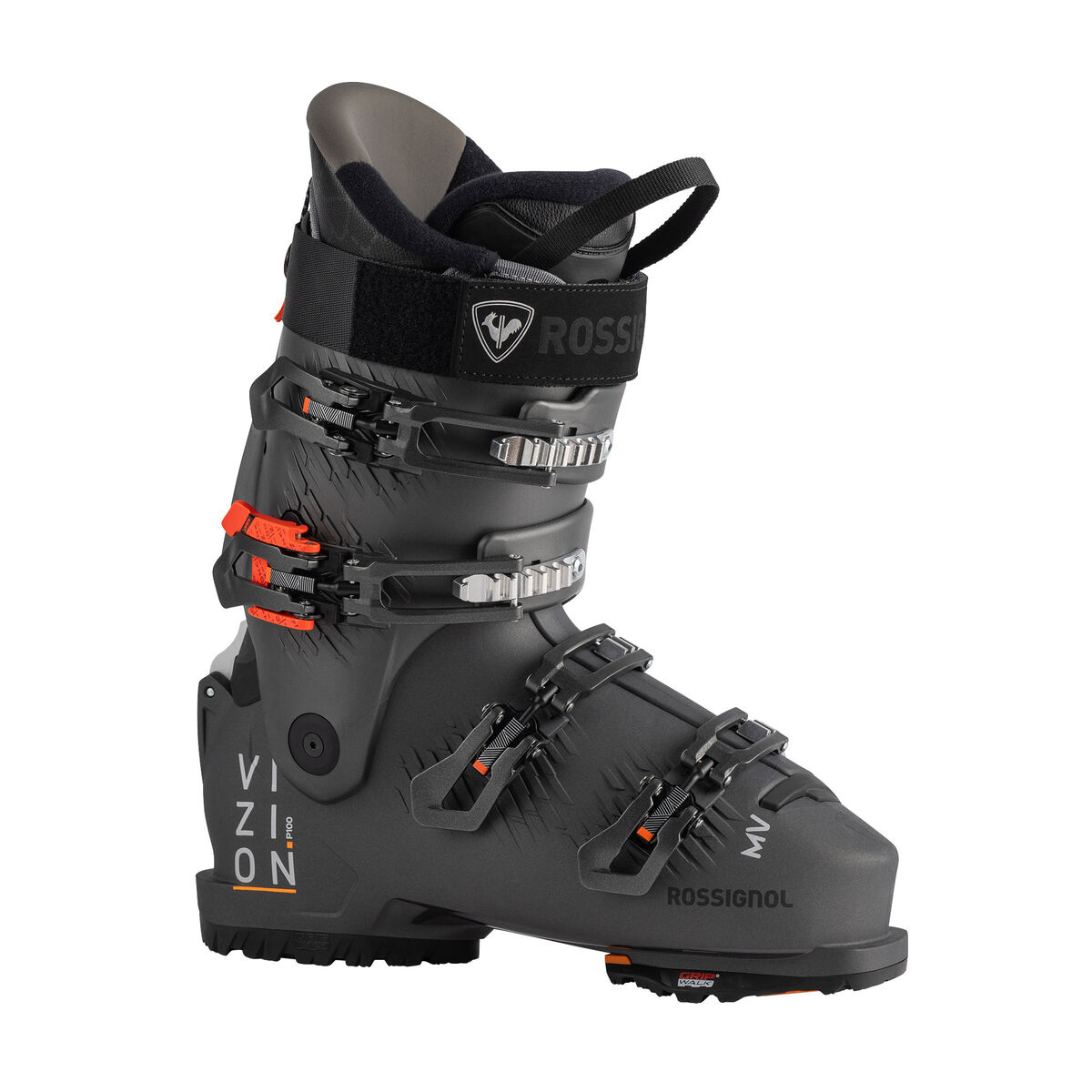 Men's On Piste Ski Boots VIZION 4B PRO 100 MV GW GREY