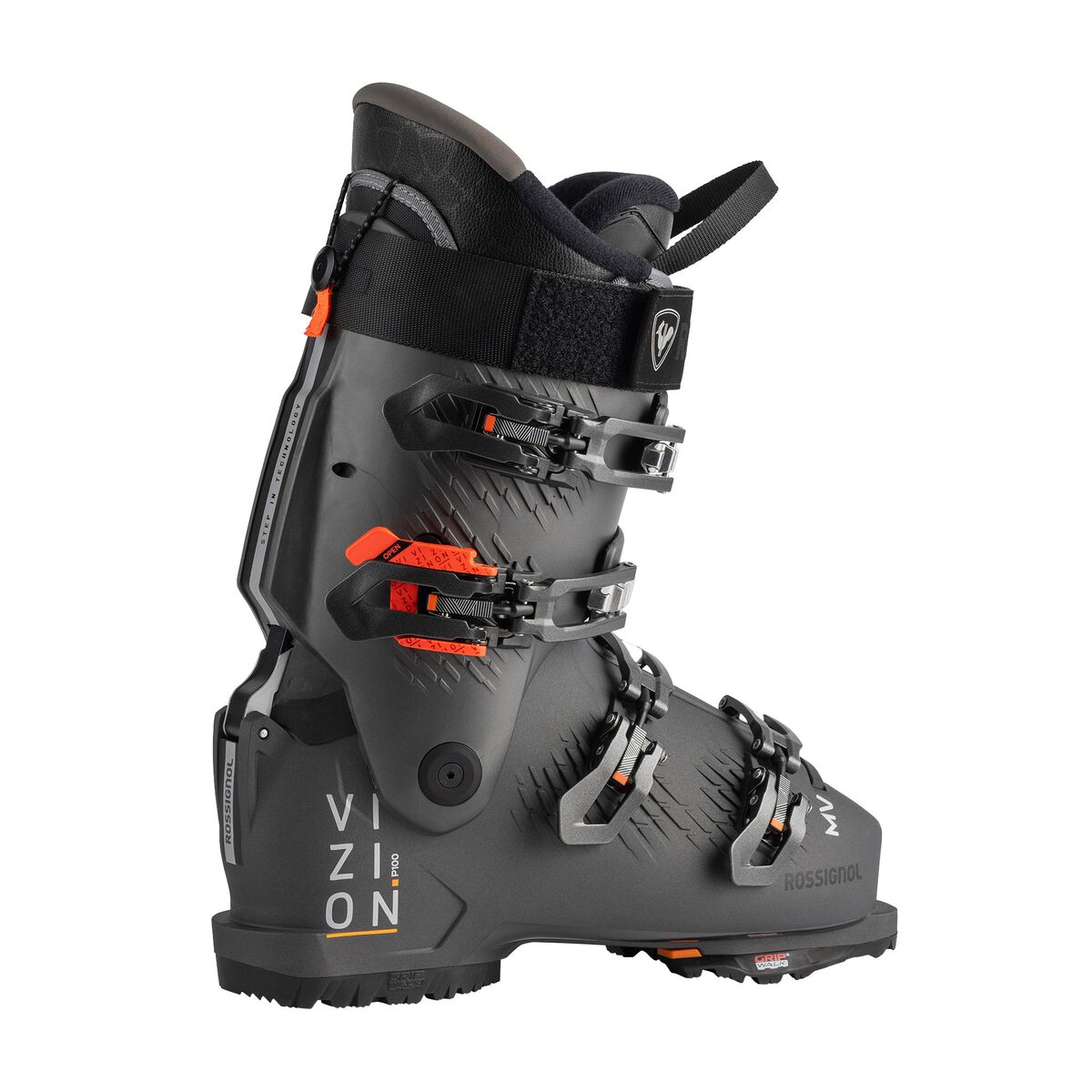 Men's On Piste Ski Boots VIZION 4B PRO 100 MV GW GREY