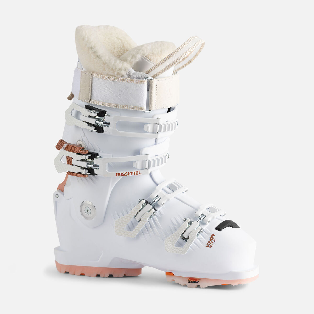 Women's On Piste Ski Boots VIZION 4B PRO 100 GW WHITE