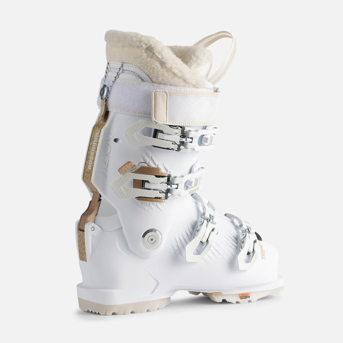 Women's On Piste Ski Boots VIZION 4B ELITE 90 GW White,WHITE