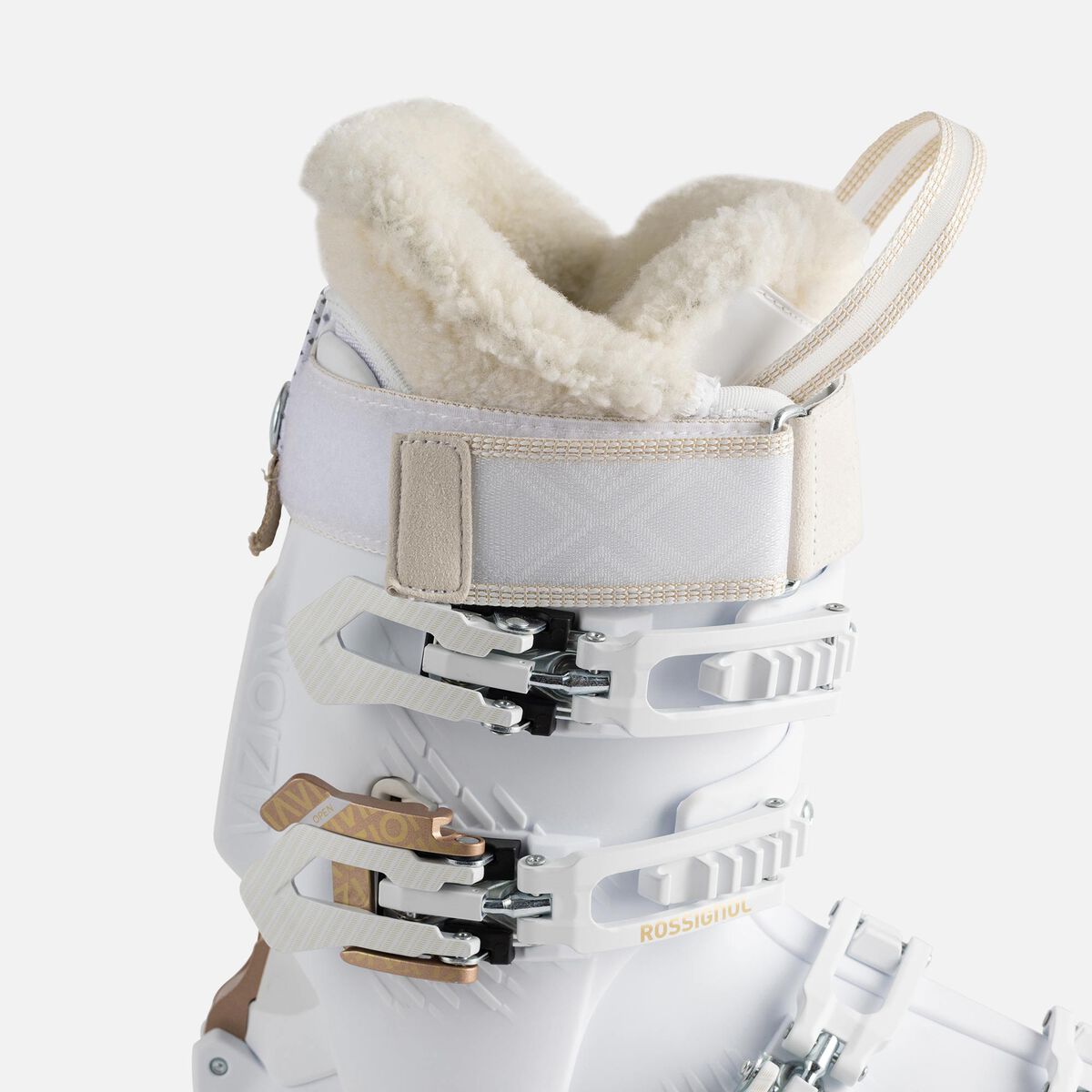 Women's On Piste Ski Boots VIZION 4B ELITE 90 GW White,WHITE